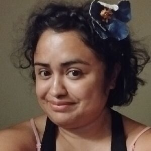 Blue Floral Hair Accessory